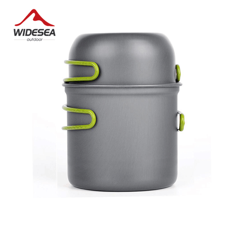 Camping Cooking Ware Set - Widesea Ultralight Camping Cooking Utensils Outdoor