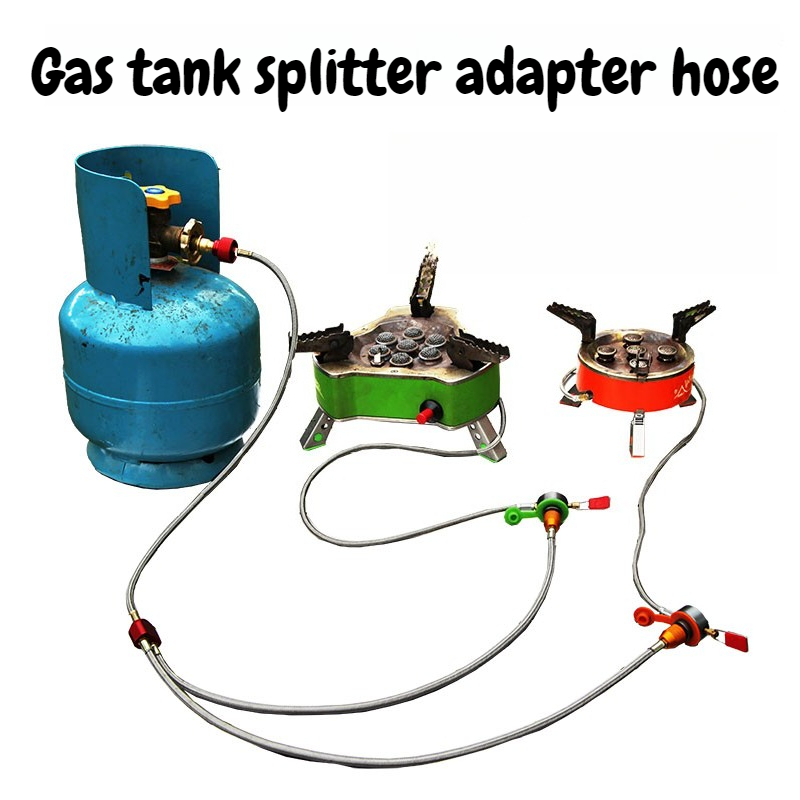 Camping Cooking Without Gas - Outdoor Burner Gas Tank One Out