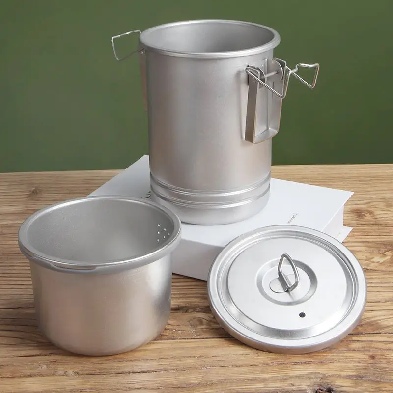 Camping Cooking Rice - Camping Steel Cooking Pot Picnic Small