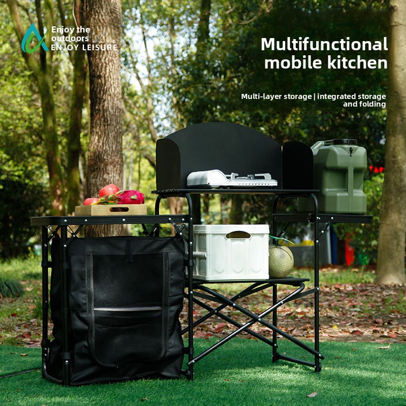 Multifunctional Outdoor Mobile - огляд і ціна Camping Outdoor Cooking Table