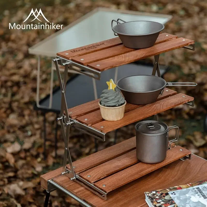 MOUNTAINHIKER Three-tier Rack  - огляд і ціна Camping Outdoor Cooking Table