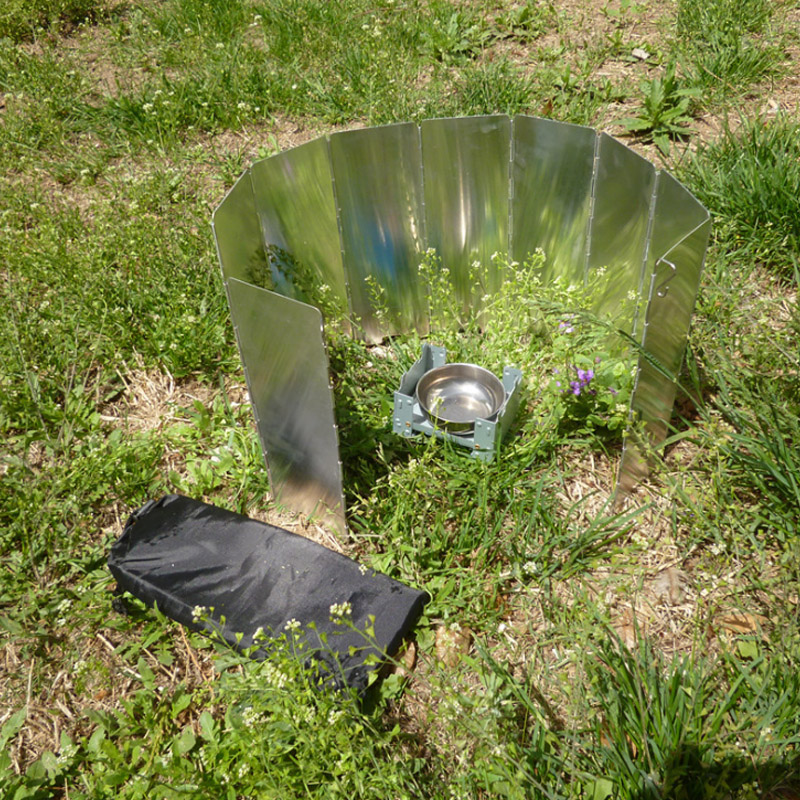 9 Plates Gas Stove Wind Shield - огляд і ціна Camping Cooking Plate