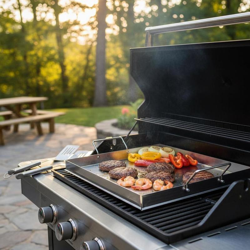 Universal Flat Top Griddle 18x - огляд і ціна Camping Cooking Plate