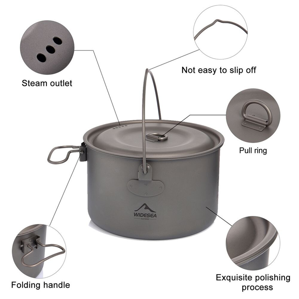 Widesea Camping Tableware Tita - огляд і ціна Camping Cooking Ware Set
