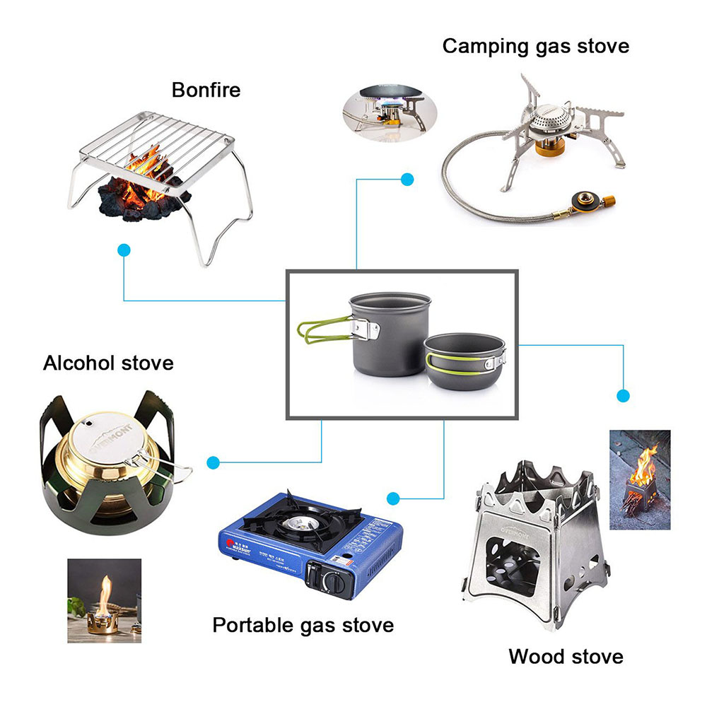 Ultralight Camping Pots Cookwa - огляд і ціна Camping Cooking Gadgets