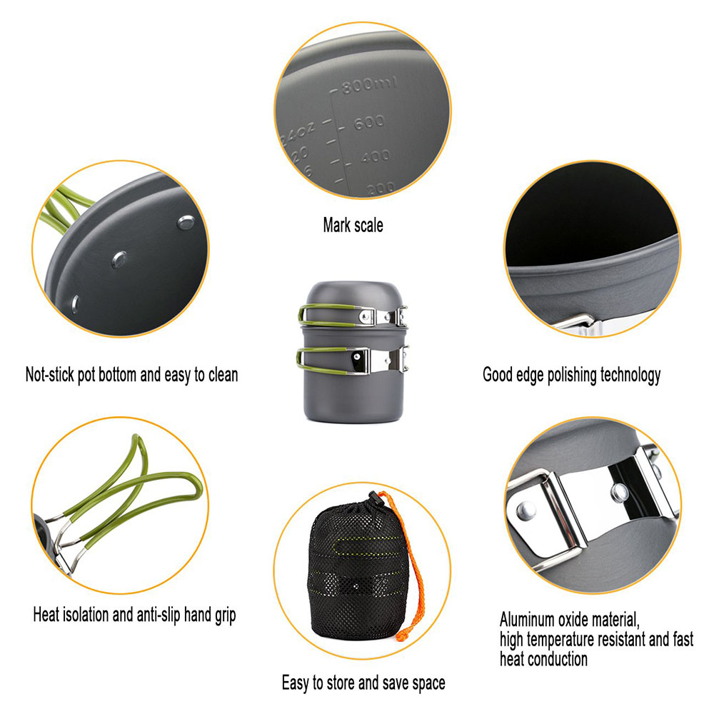 Ultralight Camping Pots Cookwa - огляд і ціна Camping Cooking Gadgets