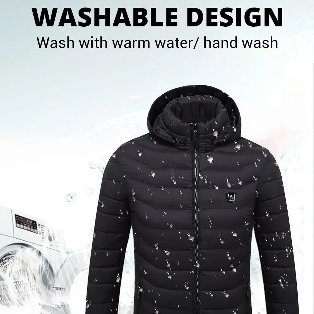 Heated Jacket Men Women 2/9/21 - огляд і ціна Camping Cooking Windbreak