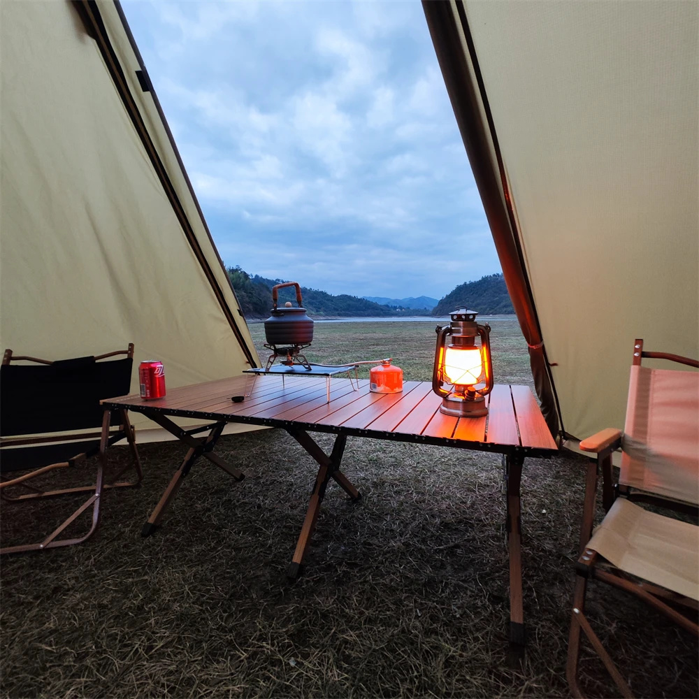 500PRO Tipi Hot Tent with Fire - огляд і ціна Campfire Cooking In Another World