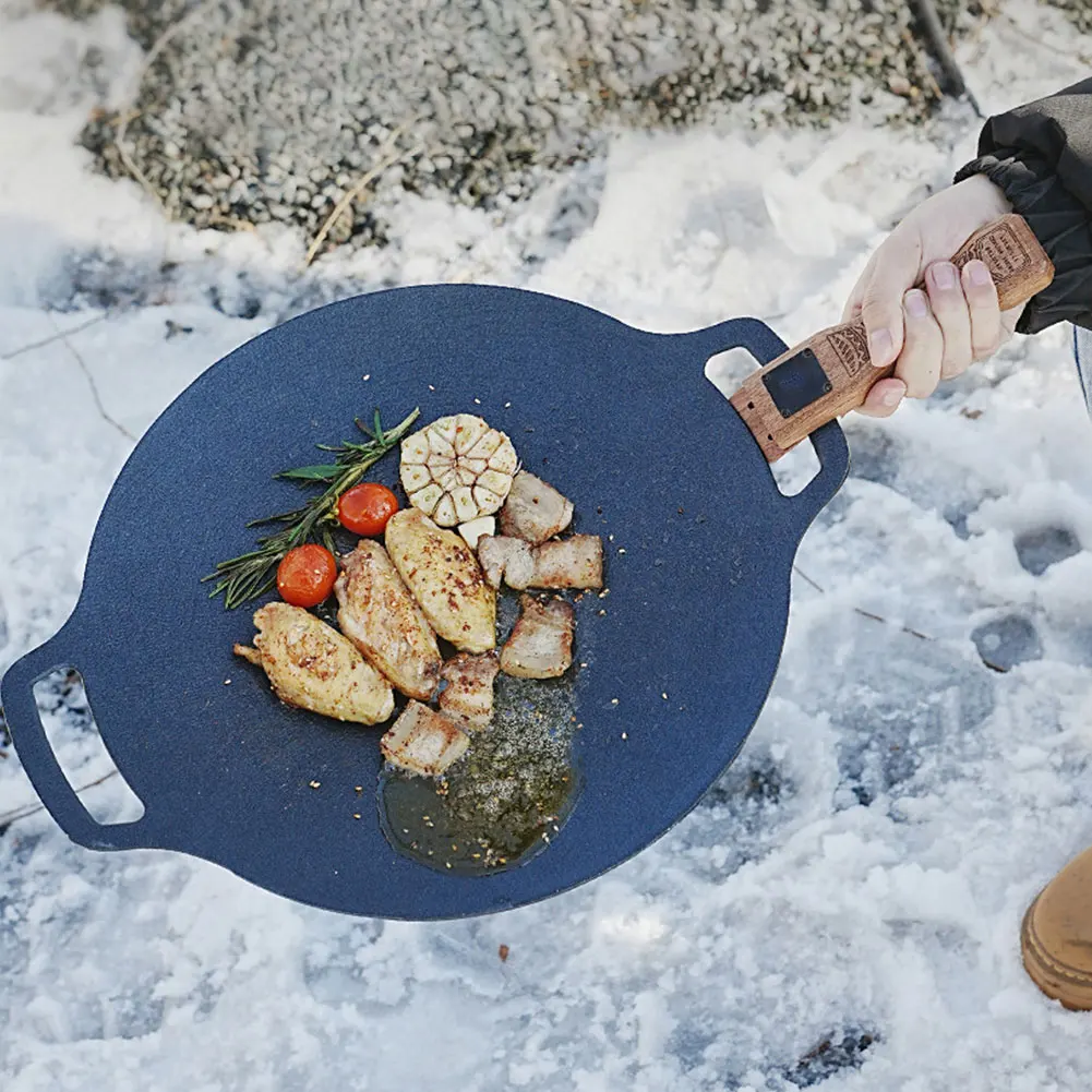 Outdoor Natural Wood Grill Pan - огляд і ціна Camping Cooking Survival