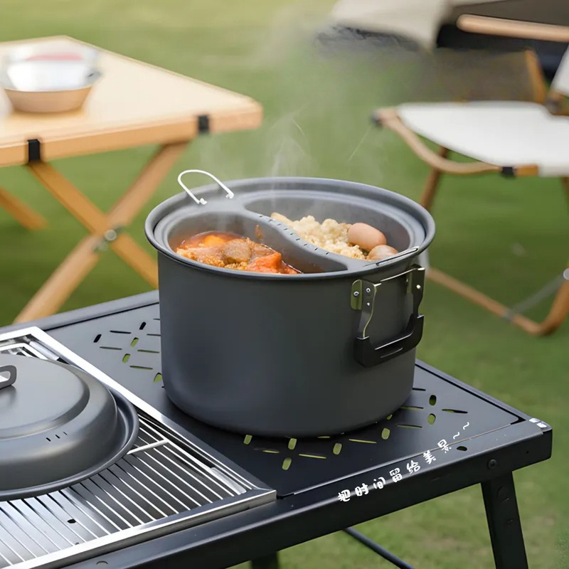 for  Outdoor 6.5L Pot Set for  - огляд і ціна Camping Cooking Set Large