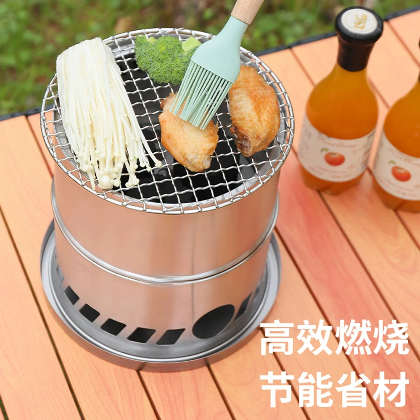 Portable Folding Wood Gasifier - огляд і ціна Camping Cooking Options