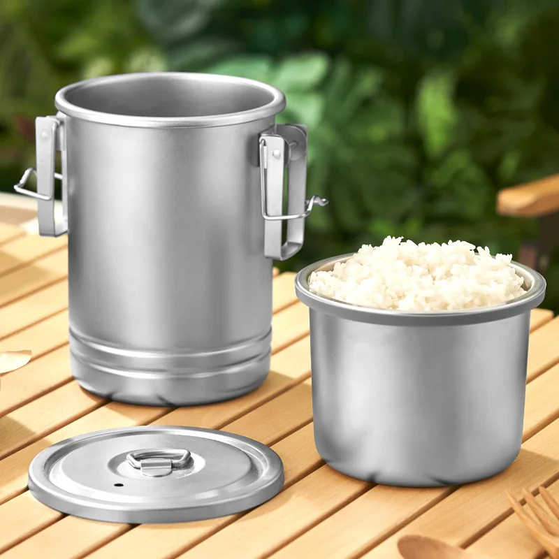 Camping Steel Cooking Pot Picn - огляд і ціна Camping Cooking Rice