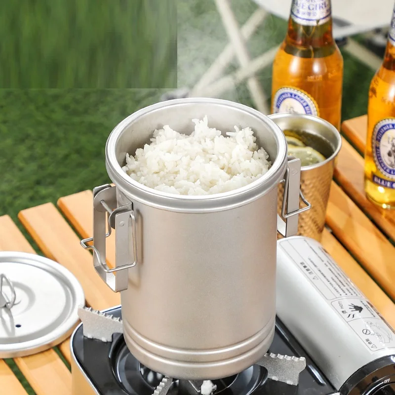 Camping Steel Cooking Pot Picn - огляд і ціна Camping Cooking Rice
