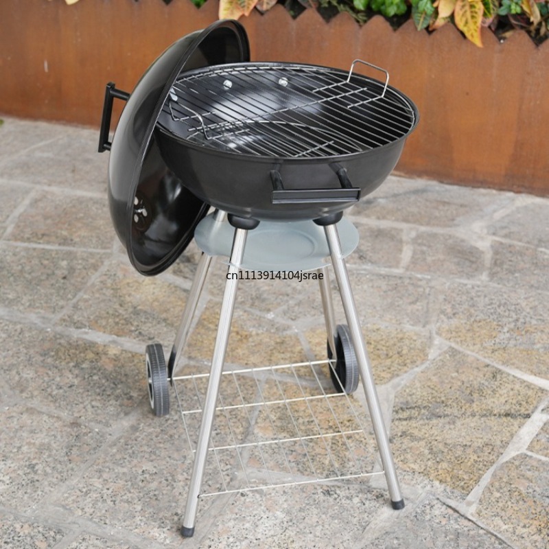 Portable Round Charcoal BBQ Gr - огляд і ціна Camping Cooking Options