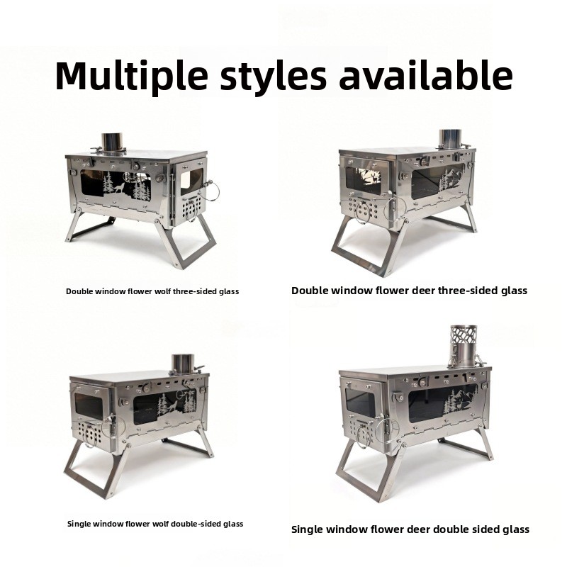Stainless Steel Foldable Porta - огляд і ціна Campfire Cooking In Another World