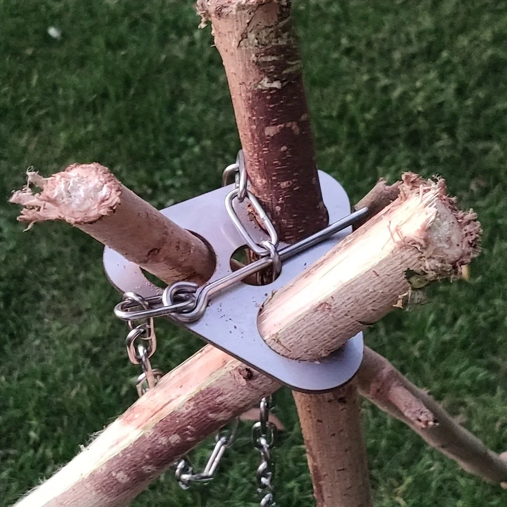 Stainless Steel Camping Tripod - огляд і ціна Camping Cooking Survival