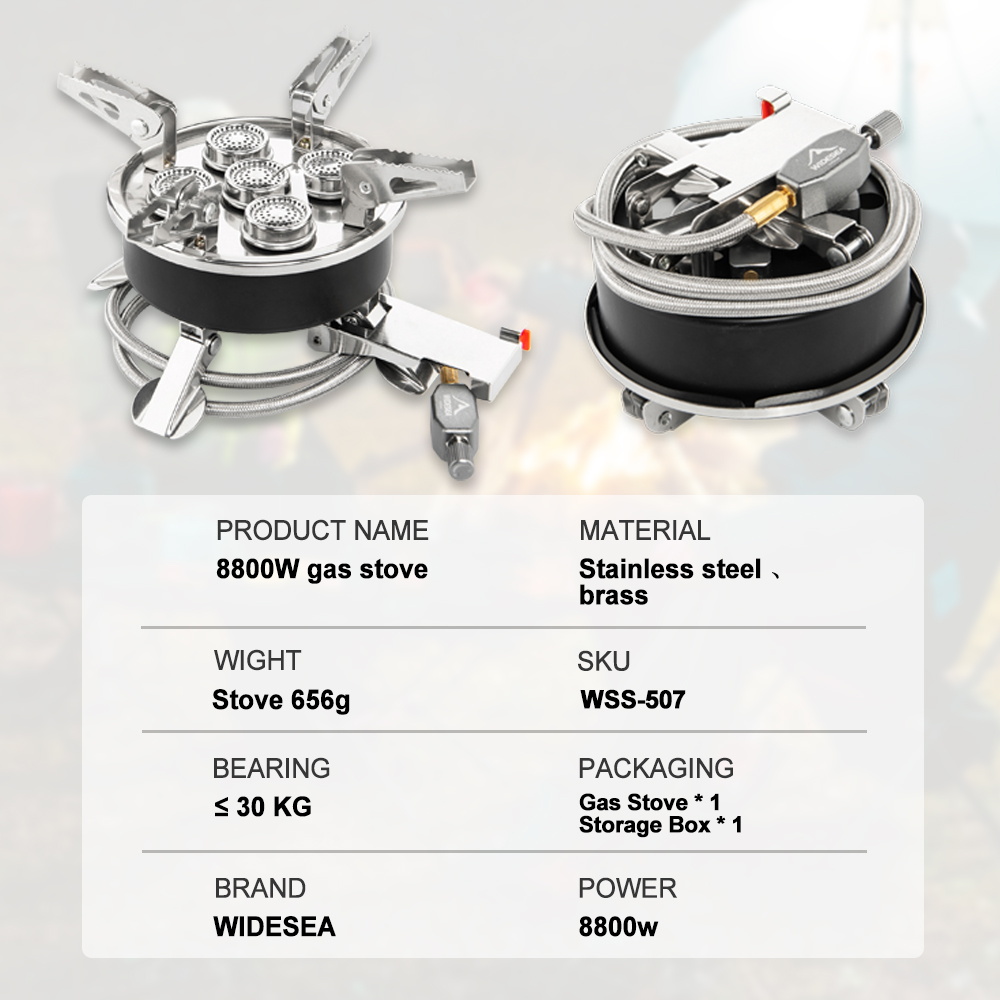 Widesea Camping 5in1 Gas Stove - огляд і ціна Camping Cooking Plate