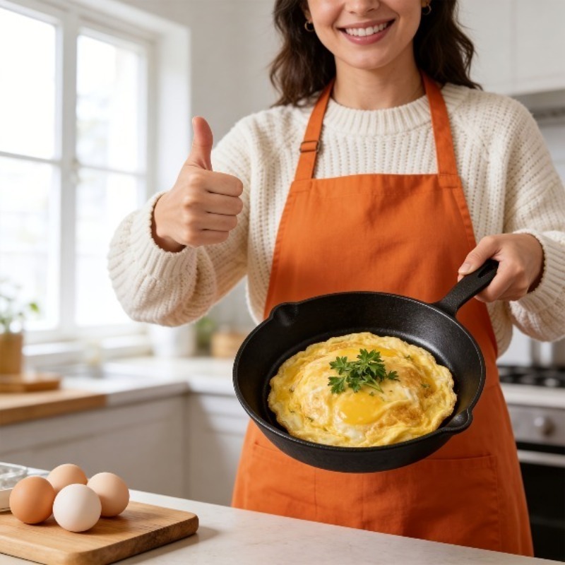 3PCS Cast Iron Skillet Set 6/8 - огляд і ціна Camping Cooking Without Gas