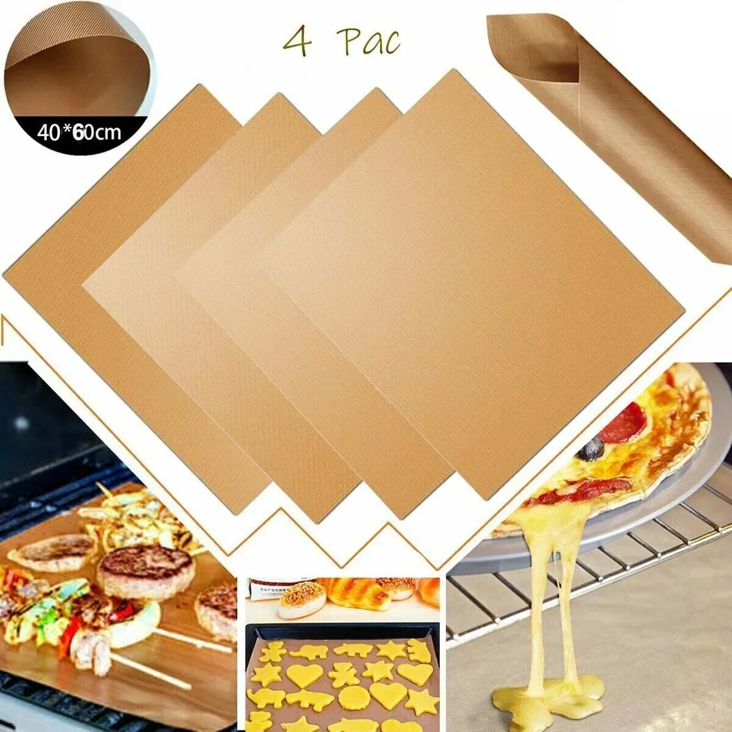 4pcs Non-stick BBQ Grill Mat 6 - огляд і ціна Camping Cooking Mat