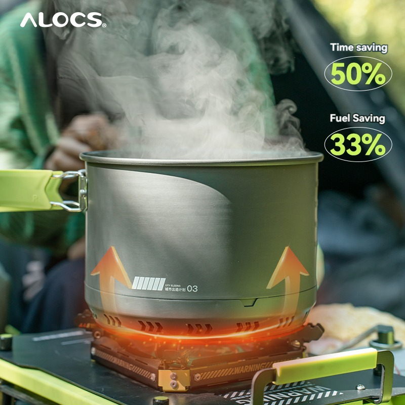 ALOCS Camping Cookware Set, Ou - огляд і ціна Camping Cooking Ware Set