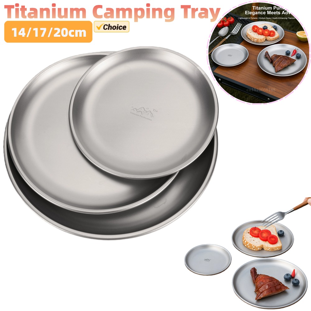 14/17/20cm Titanium Camping Pl - огляд і ціна Camping Cooking Ware Set