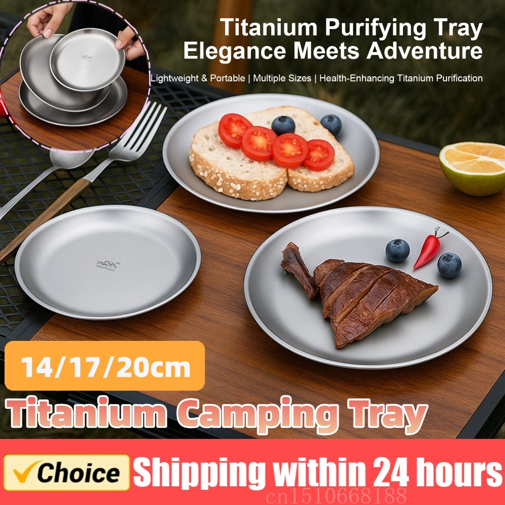 14/17/20cm Titanium Camping Pl - огляд і ціна Camping Cooking Ware Set