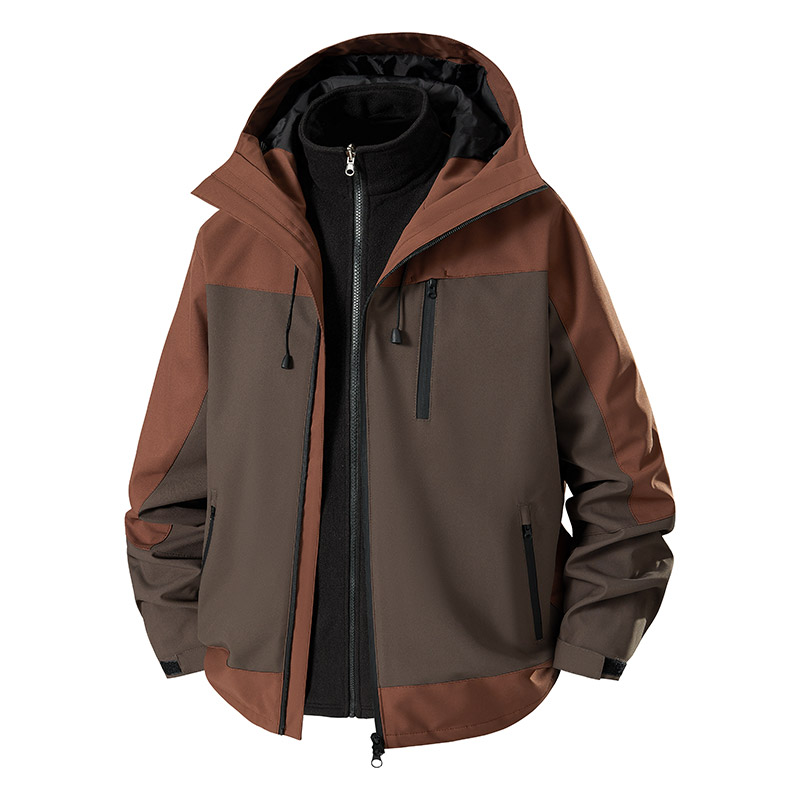3-in-1 Splicing Mens Hiking Ja - огляд і ціна Camping Cooking Windbreak