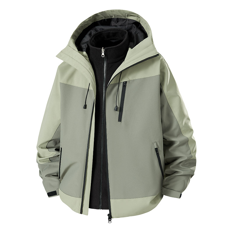 3-in-1 Splicing Mens Hiking Ja - огляд і ціна Camping Cooking Windbreak