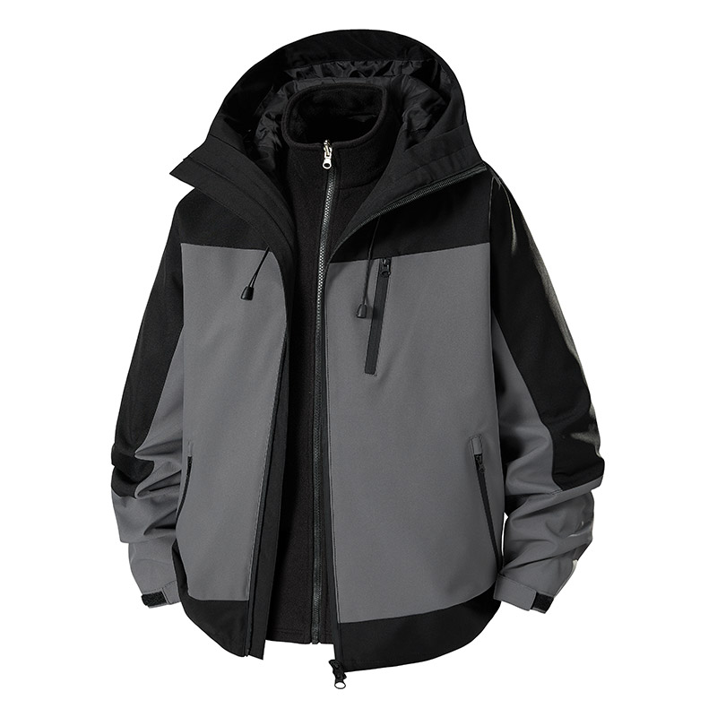 3-in-1 Splicing Mens Hiking Ja - огляд і ціна Camping Cooking Windbreak