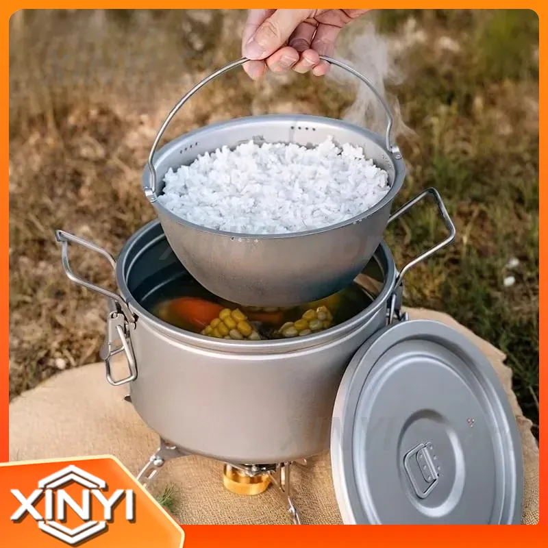 Titanium Micro-Pressure Large- - огляд і ціна Camping Cooking Set Large