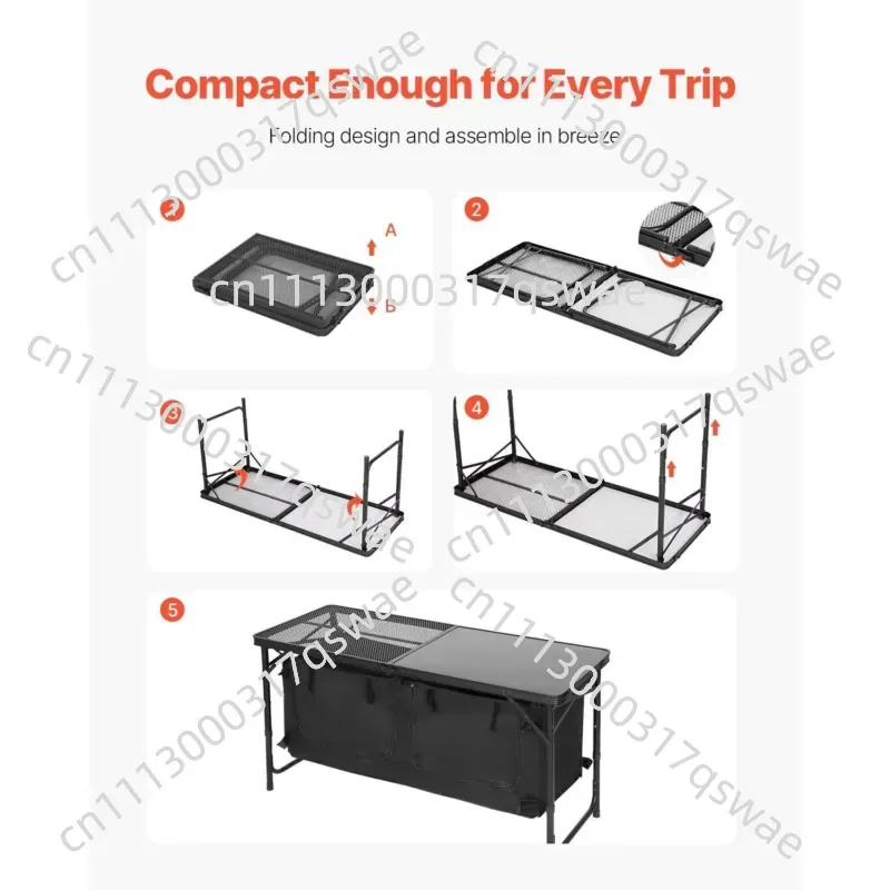 Adjustable Height Camping Kitc - огляд і ціна Camping Cooking Options