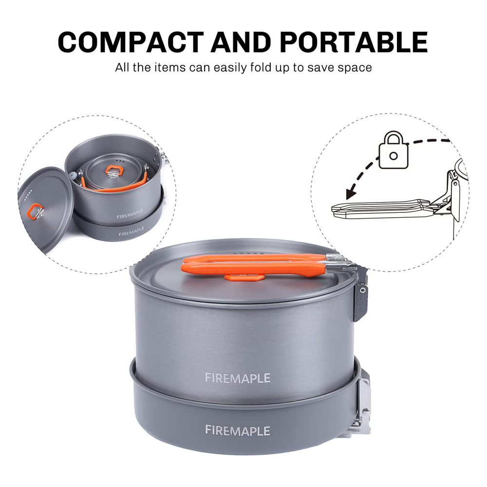 Fire Maple Camping Cookware Ut - огляд і ціна Camping Cooking Ware Set