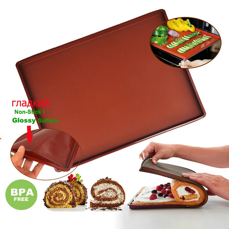Silicone Baking Mat Cake Roll  - огляд і ціна Camping Cooking Mat