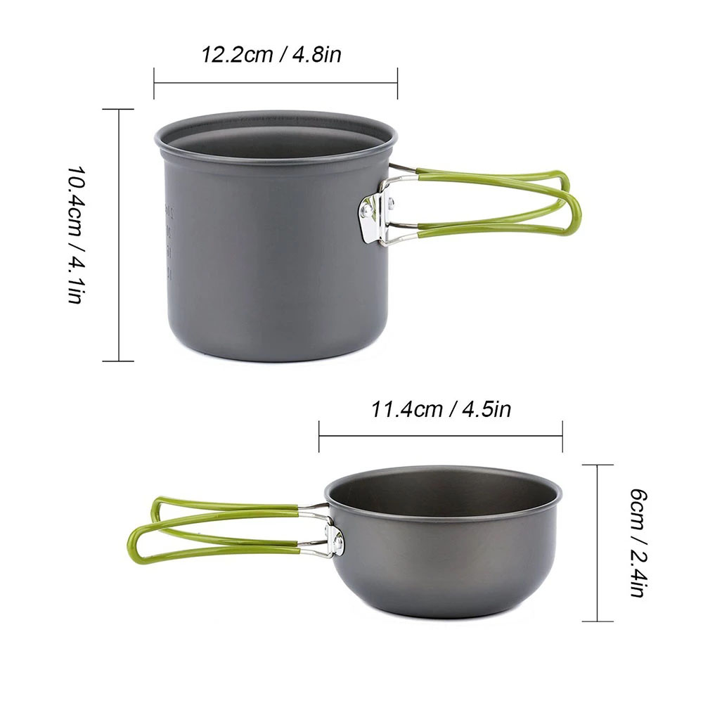 Camping Cookware Kit with Stov - огляд і ціна Camping Cooking Gadgets