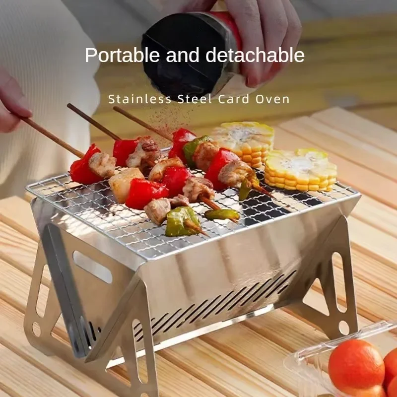 Portable Folding Barbecue Gril - огляд і ціна Camping Cooking Plate