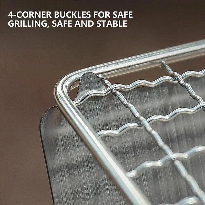 Portable Folding Barbecue Gril - огляд і ціна Camping Cooking Plate