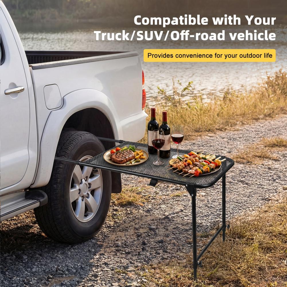 Tire Mount Camping Desk, Steel - огляд і ціна Camping Outdoor Cooking Table